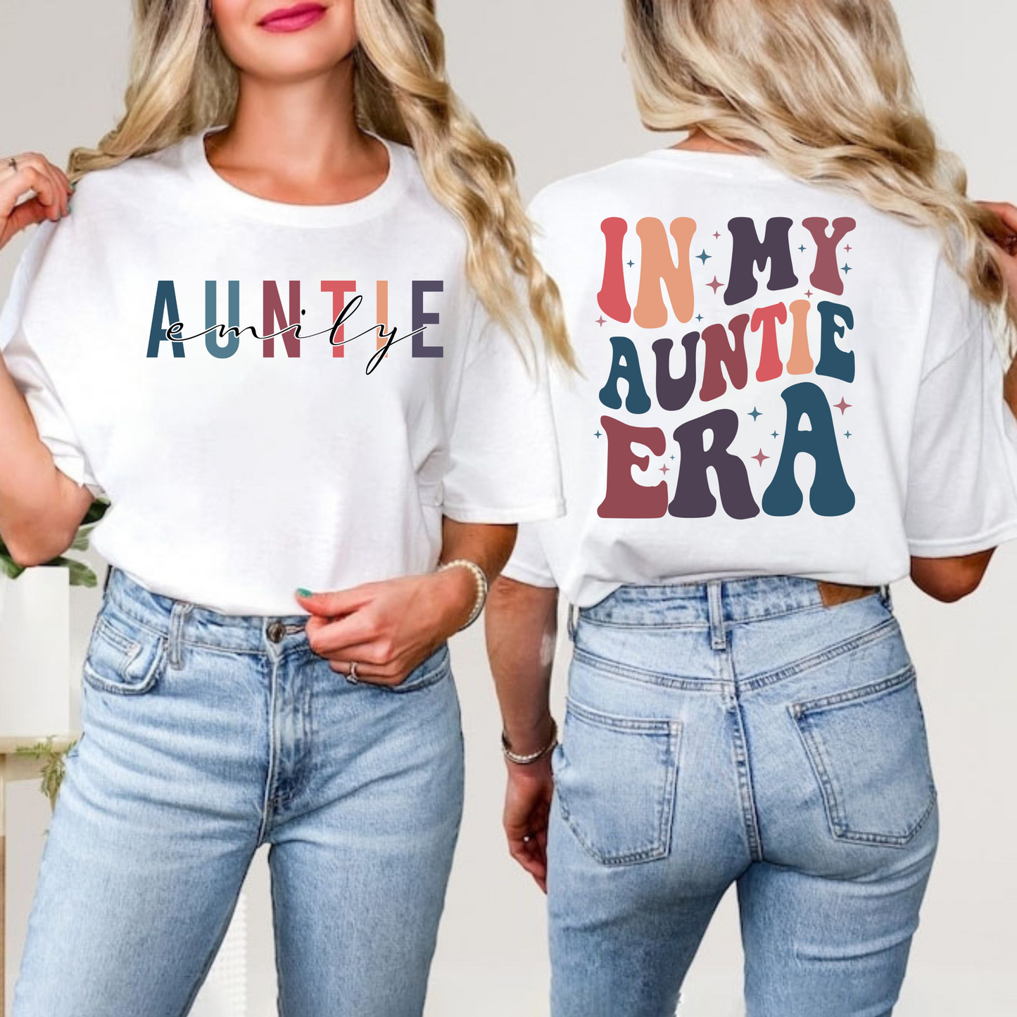 Für Meine Lieblingstante - Persönliches Zeitalter-Shirt