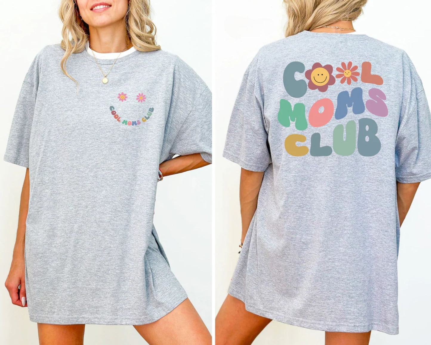 Cool Moms Club Sweatshirt - Lustiges Mama Outfit, Weihnachtsgeschenk für Mama