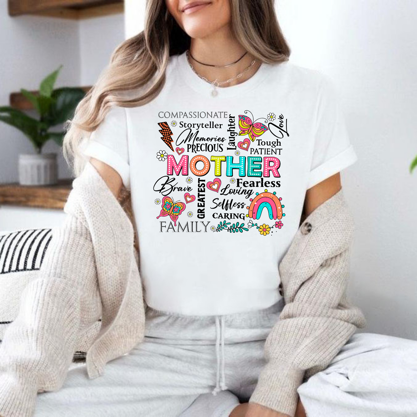 Gesegnete Mama Retro Design - Hommage an die Mutterschaft