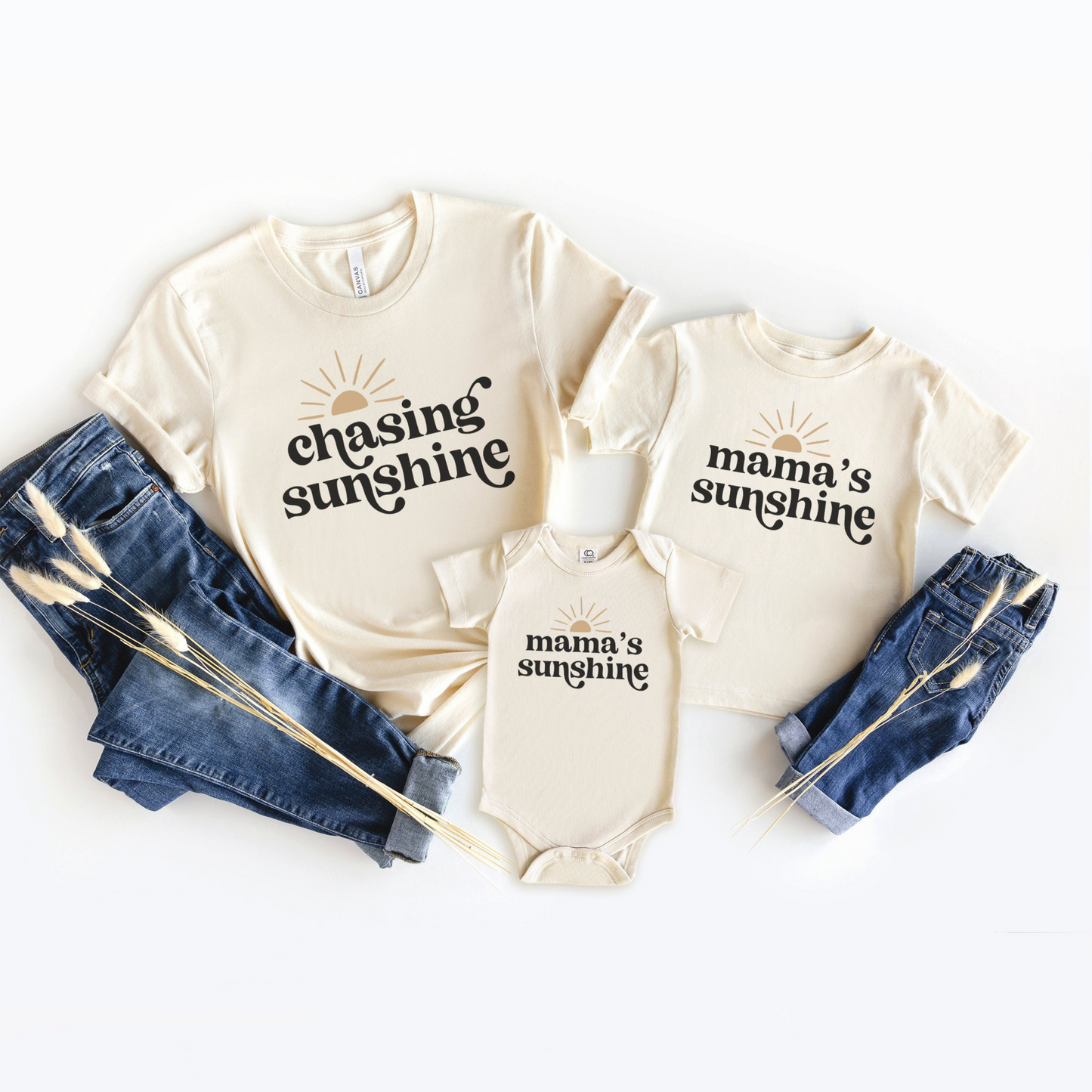 Mommy and Me Set - Chasing Sunshine - Geschenk für Mama und Baby