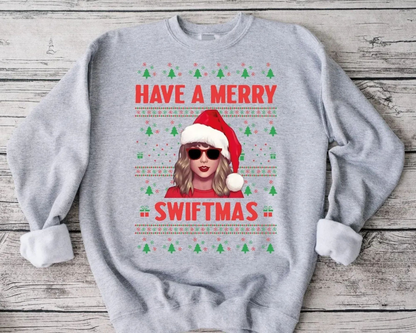 Hässlicher Weihnachtspullover, Merry Swiftmas Sweatshirt