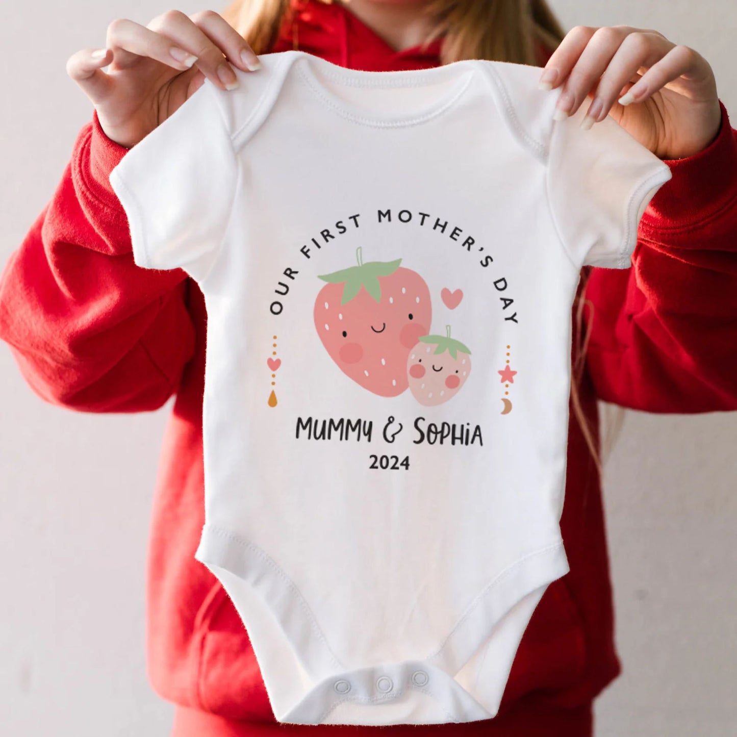 Erster Muttertag - Personalisiertes T-Shirt-Duo für Mutter & Kind