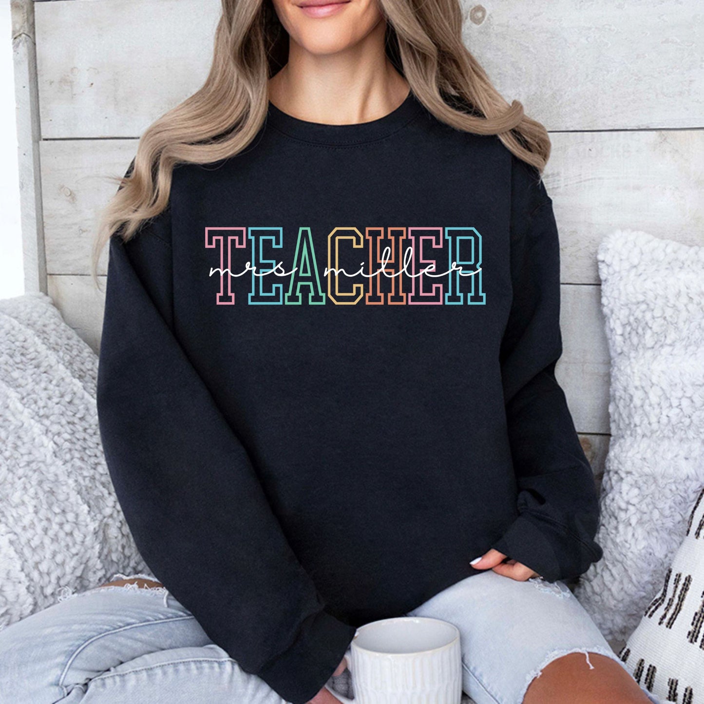 Individuelles Namens Lehrer Shirt - Lehrer Geschenk