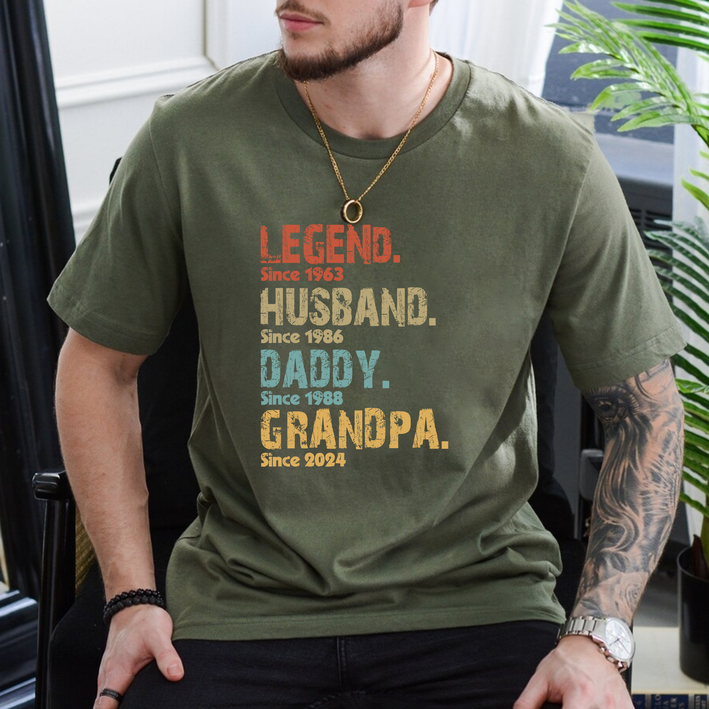 Legendär Seit - Personalisierte Ehre für Vater und Großvater