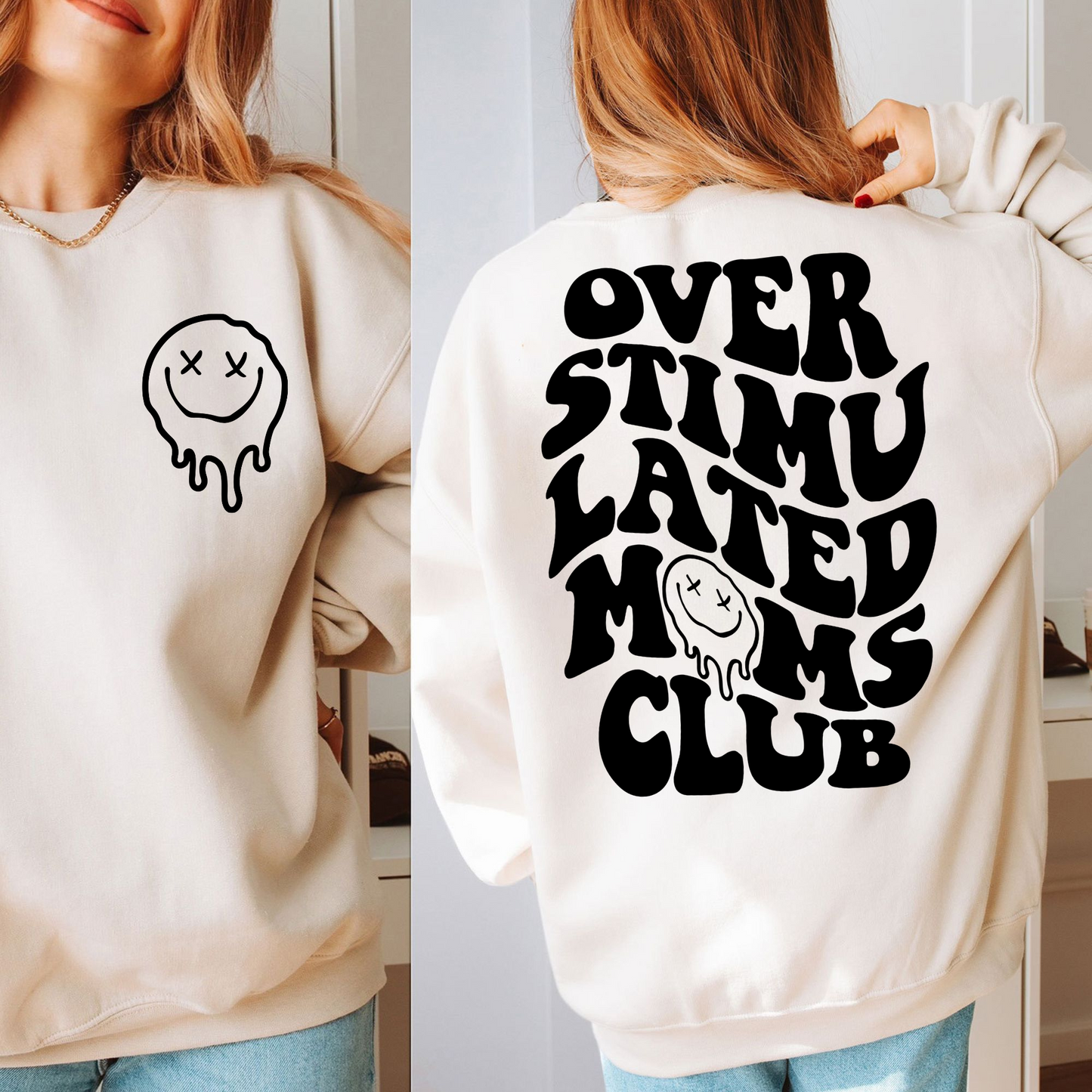 Überforderte Mütter Club Sweatshirt - Geschenk für Multitasking-Mütter