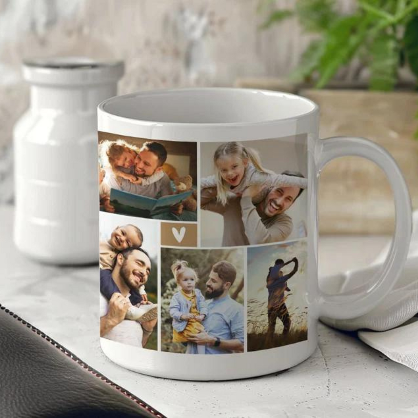 Personalisierter Foto-Becher für Papa - Vatertagsgeschenk
