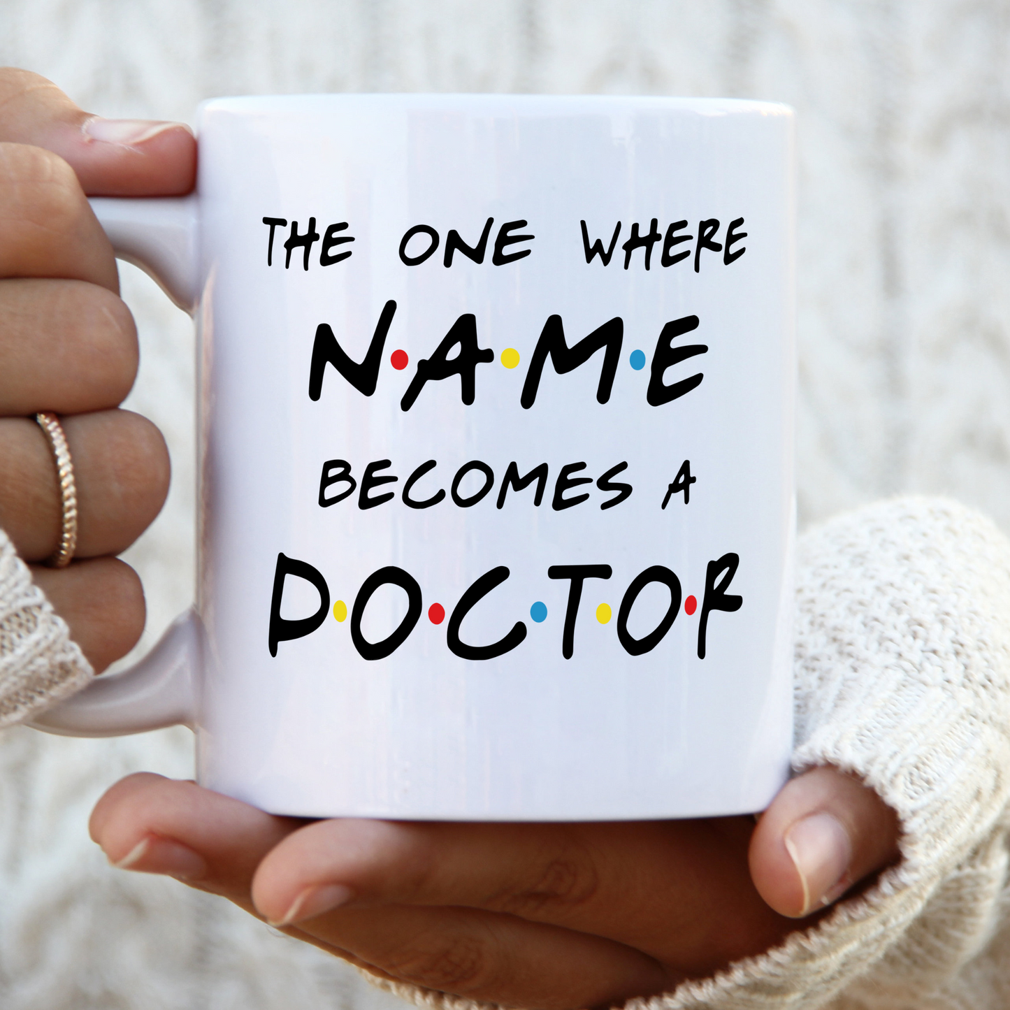 Personalisierter Doktor-Becher - Geschenk für Medizinstudenten & frischgebackene Doktoren