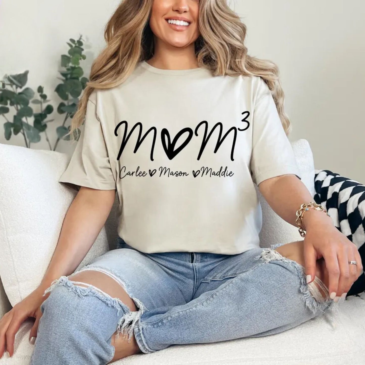 Personalisiertes Mama-Shirt mit Namen, Muttertags-Shirt