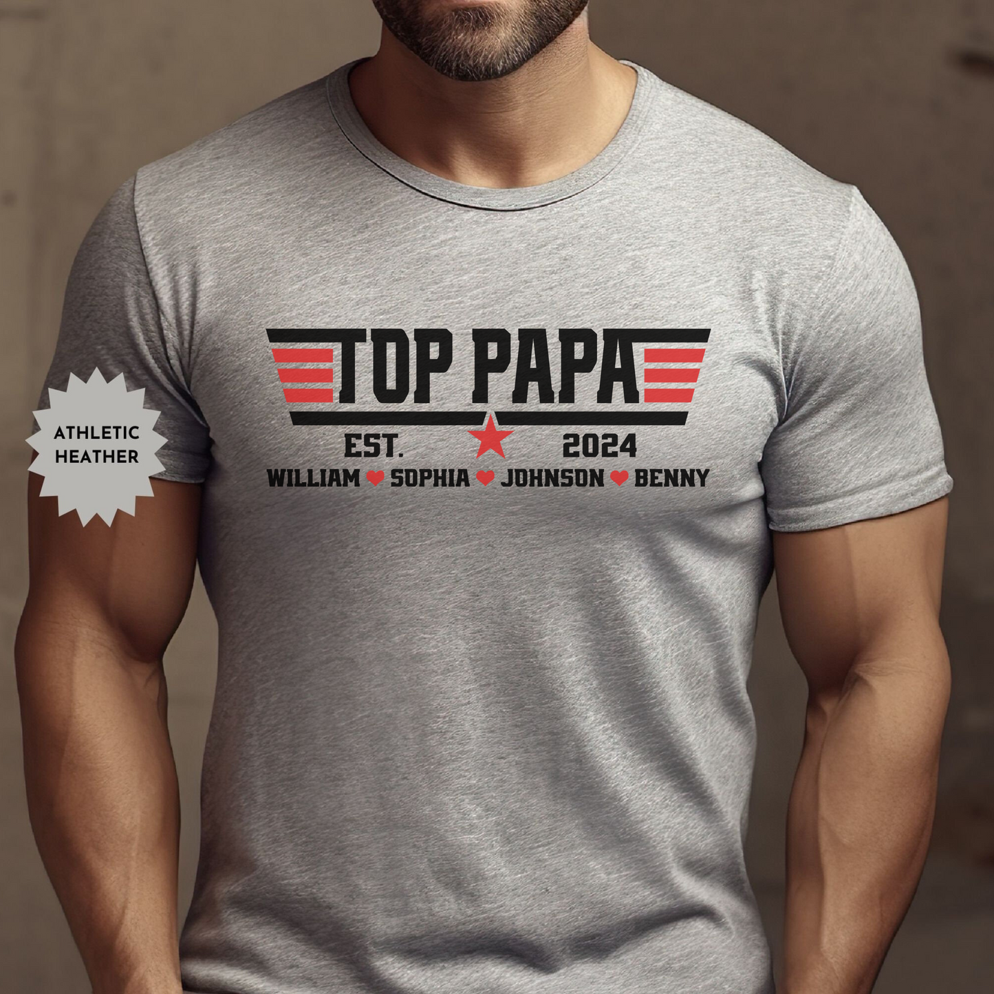 Top Papa: Names & Key Years Customized, Dad's Special Tribute