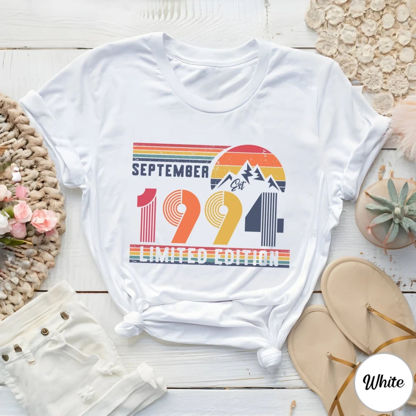 Retro-Geburtstags-Shirt – Personalisiertes Geburtstagsgeschenk mit Jahreszahl