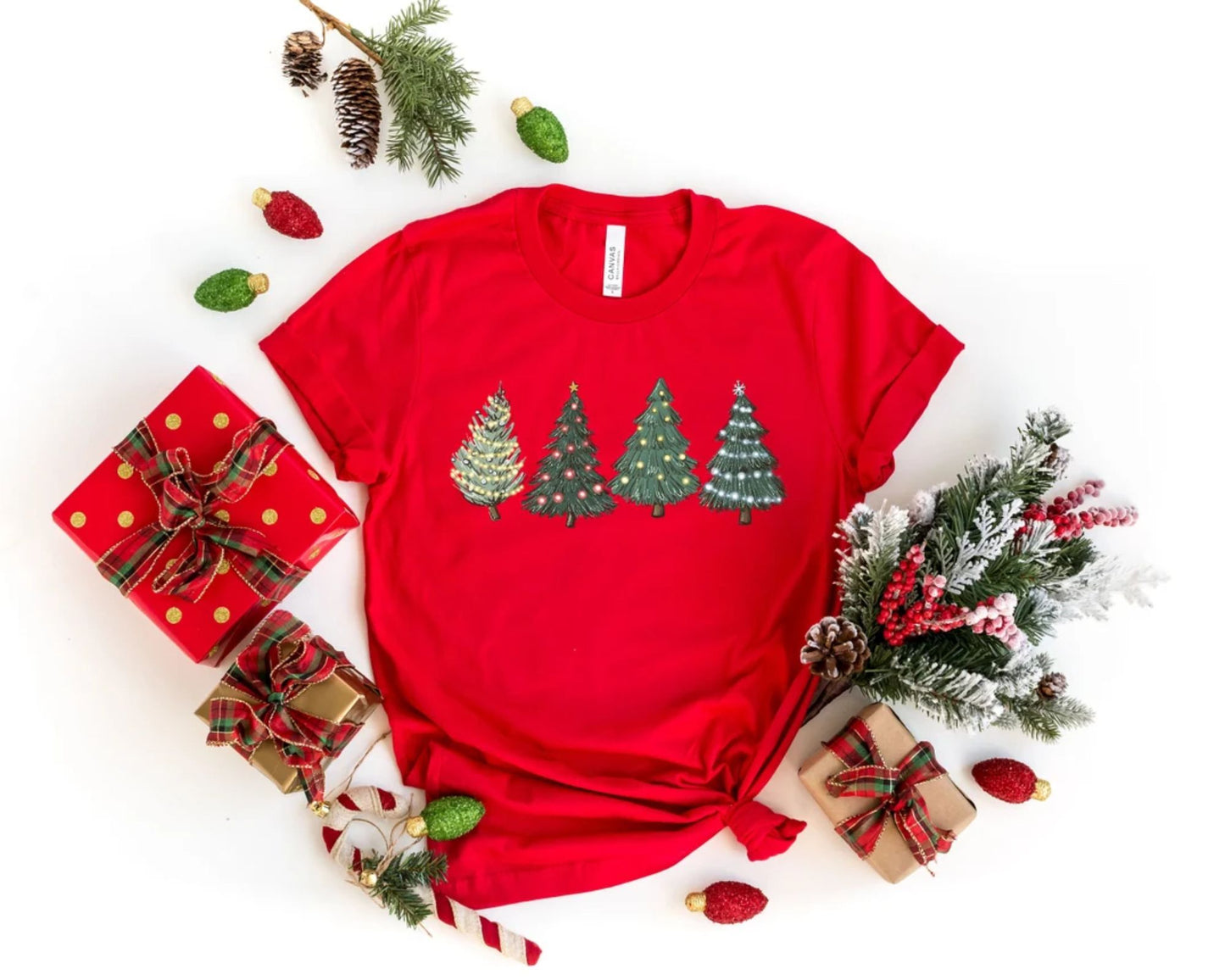 Christmas Tree Sweatshirt - Holiday Sweaters for Women