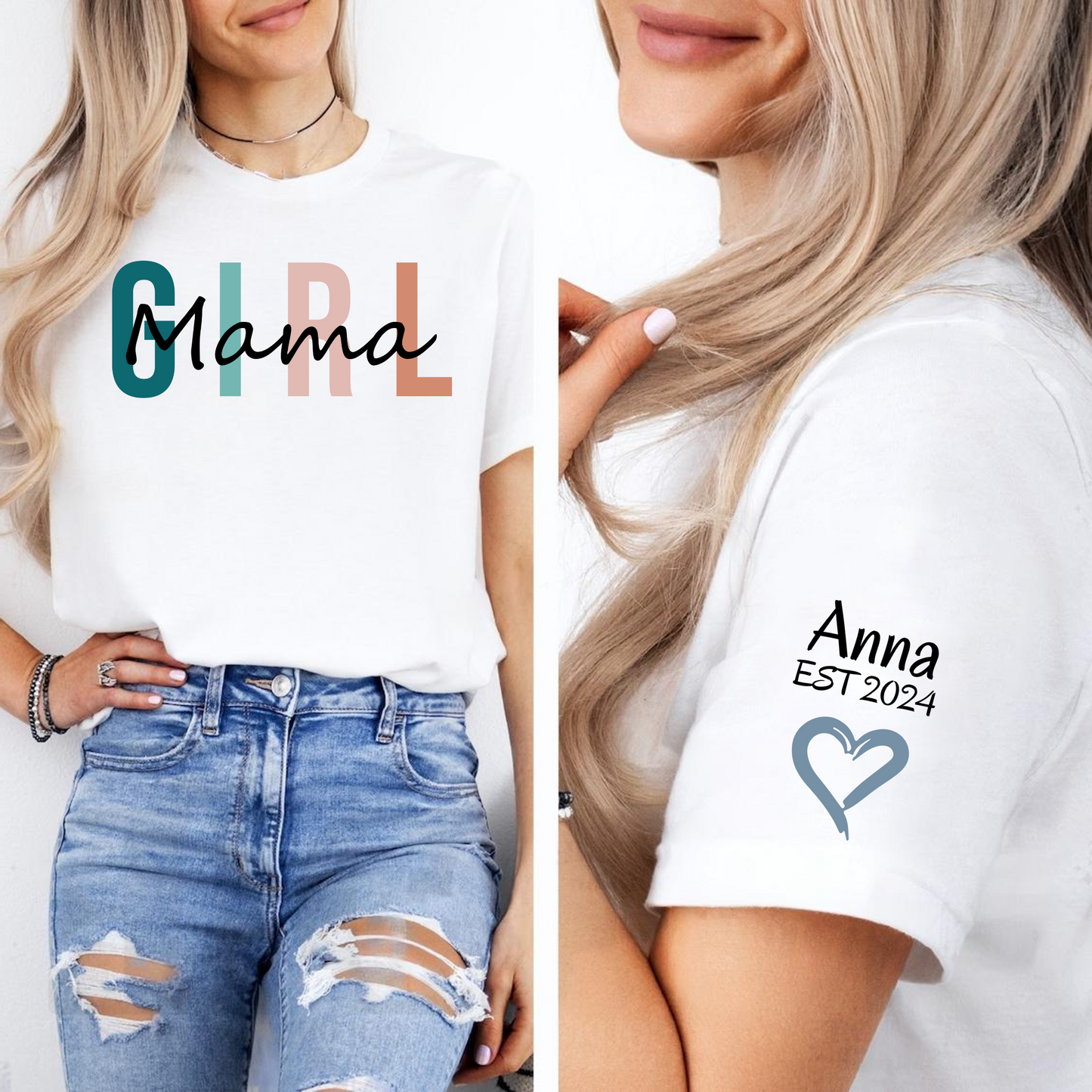 Mama & Töchter Lebensfreude, Persönliches Jubiläumsshirt