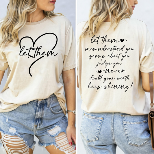 Let Them - Positive Quotes Gift