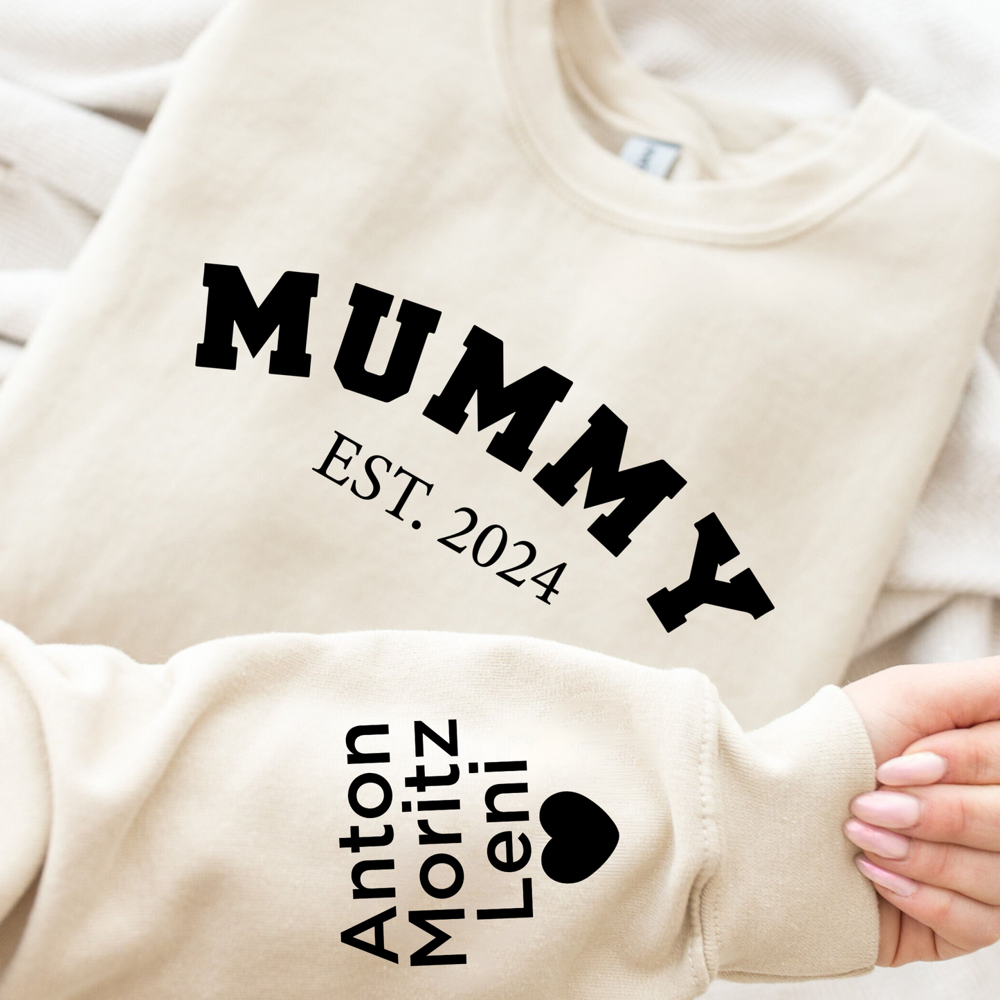 "Mummy Jahrgang" Sweatshirt – Persönliches Geschenk für Mütter