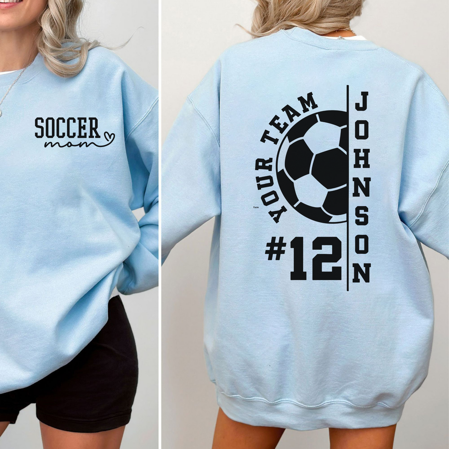 Personalisierte Fußballfan-Liebe – Geschenk für Mütter am Spieltag