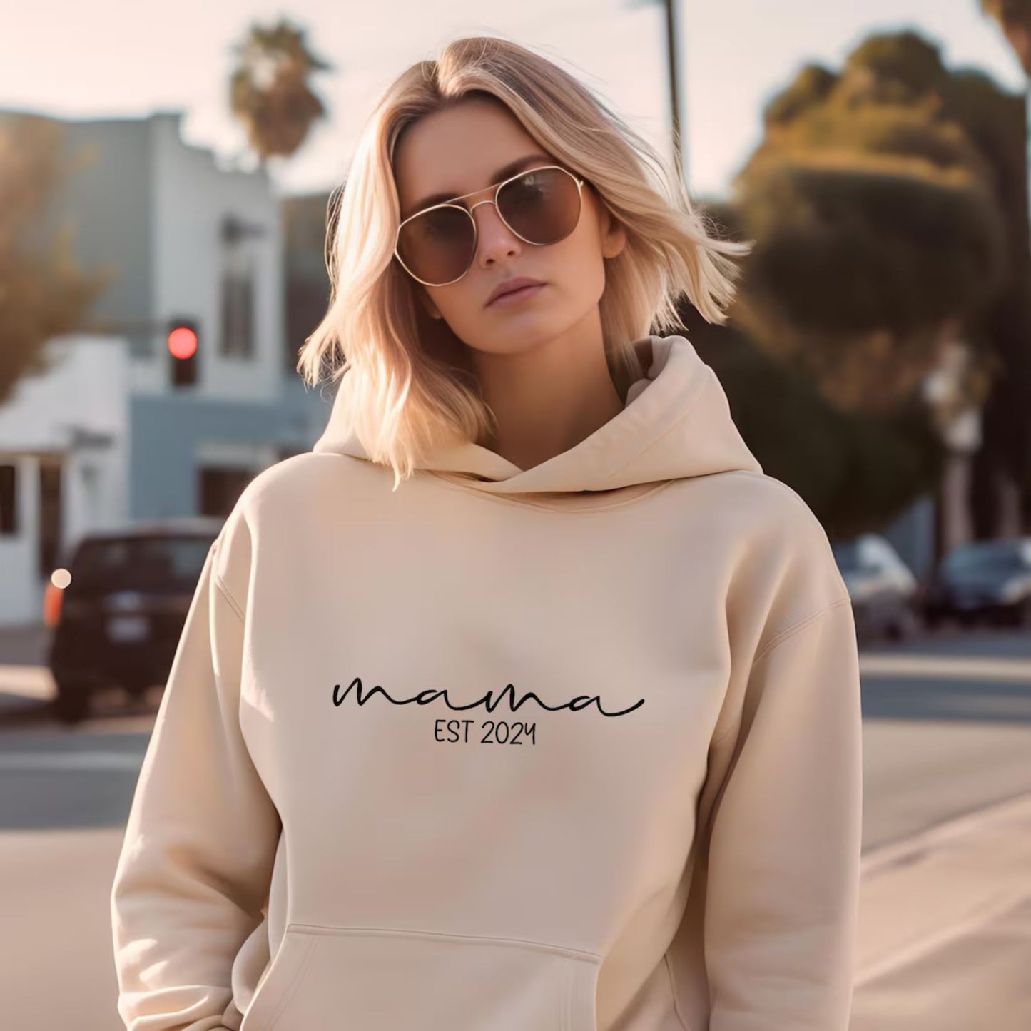 Mama Est Jahr Sweatshirt, Geschenk für Mama T-Shirt