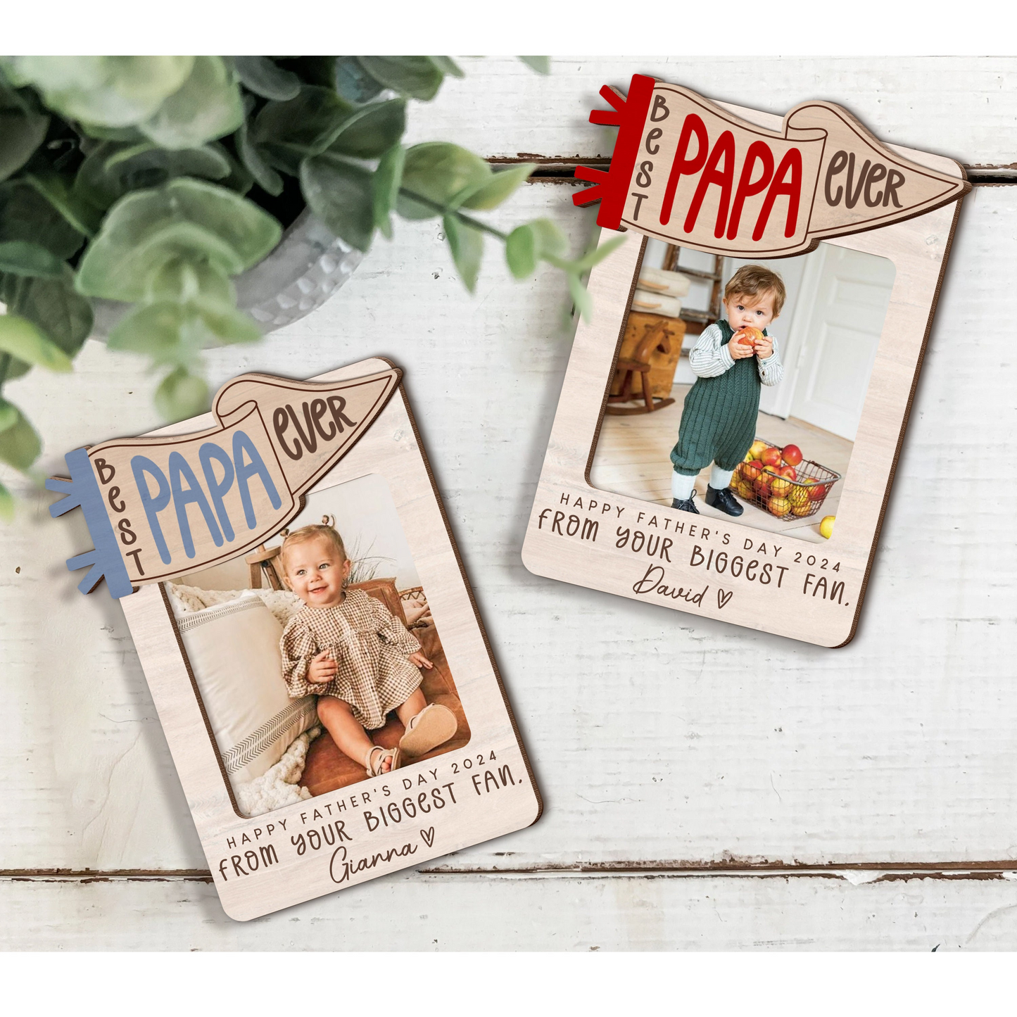 Personalized Daddy Car Visor Clip for Father's Day
