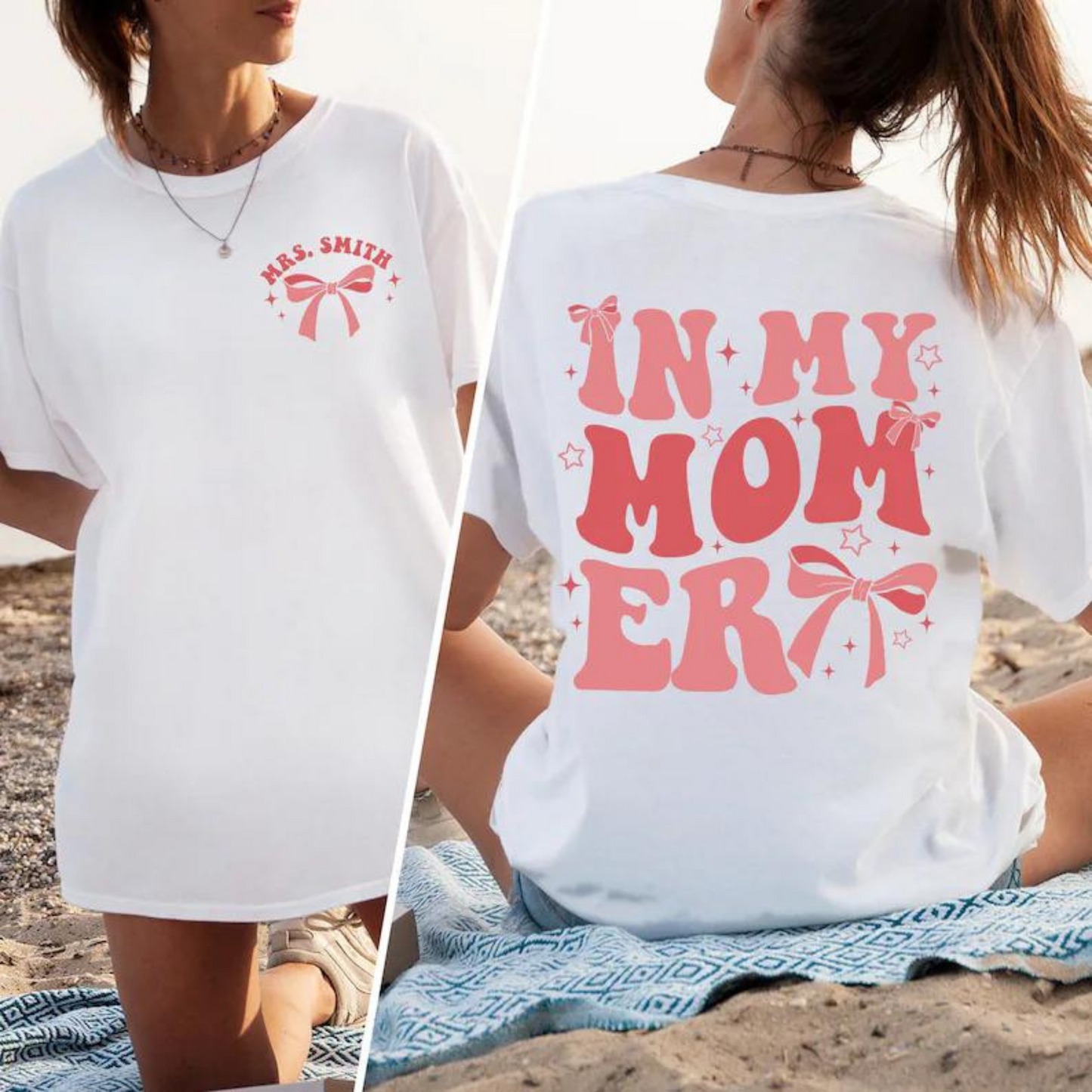 Personalisiertes Damen-T-Shirt - Geschenk für Mütter