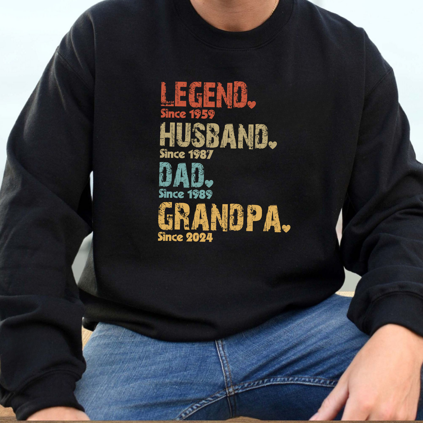 Custom Tribute Hero Men's Shirt – Celebrate His Legacy with Titles and Years