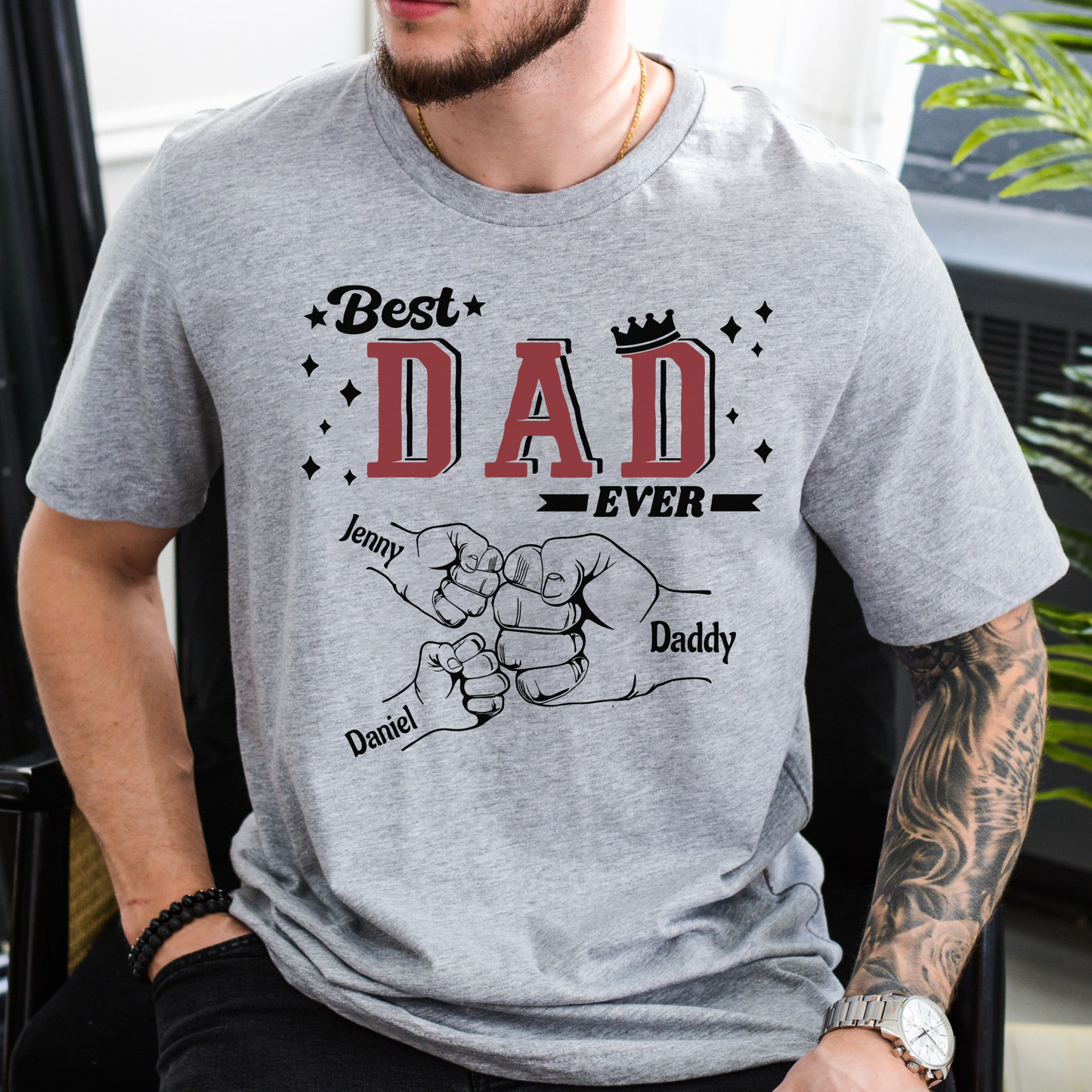 Dad Fist Bump - Unique Personalized Gift