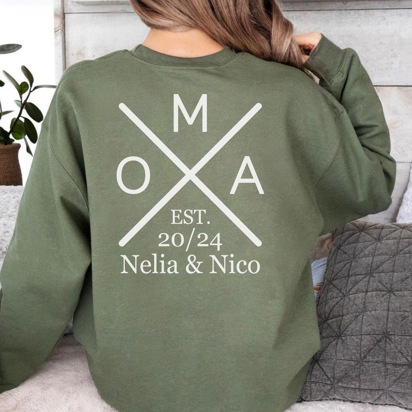 Oma's Legacy of Love - Celebrated with Grandchildren’s Names and Special Years