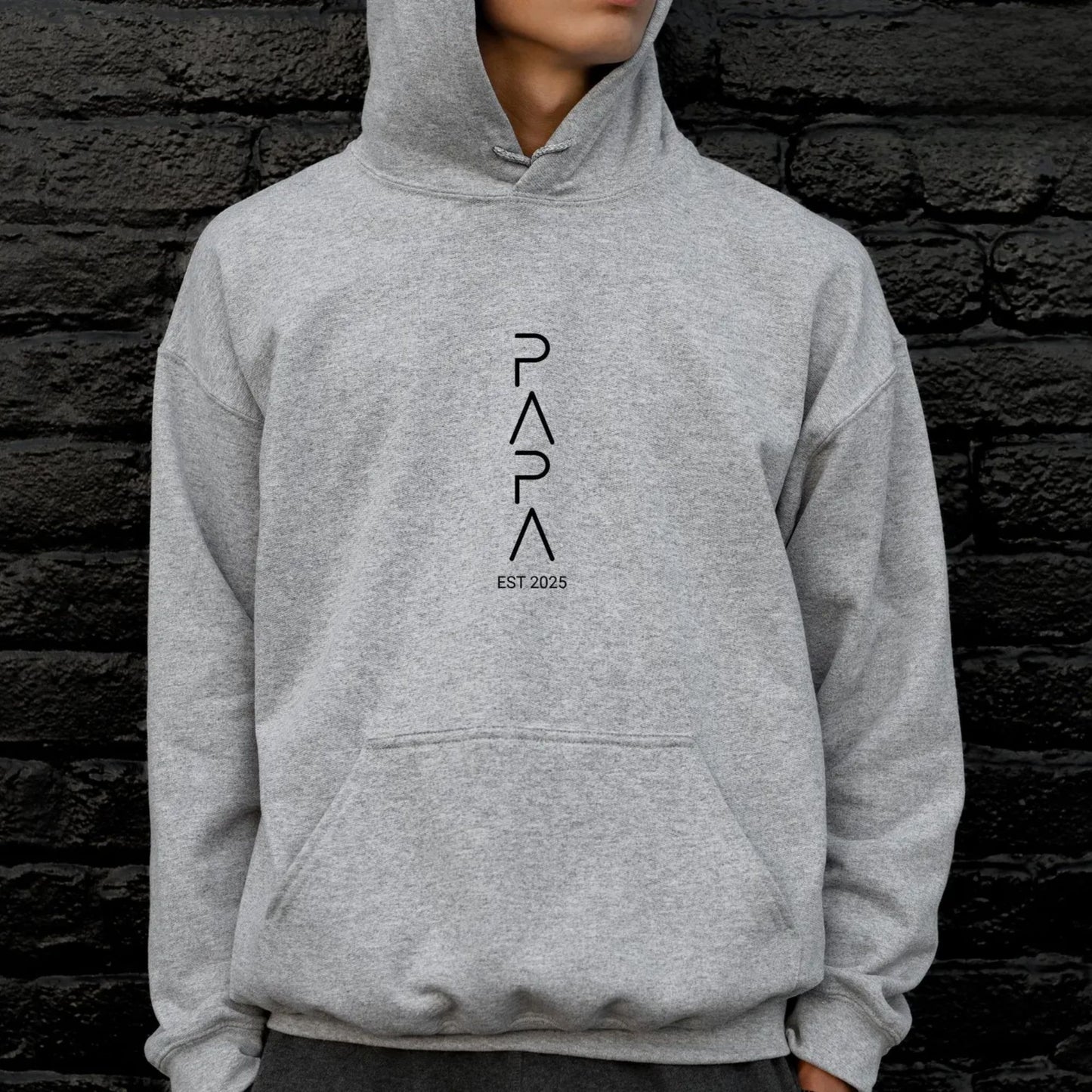 Personalisiertes Papa-Sweatshirt mit Name – Geschenk für Vater