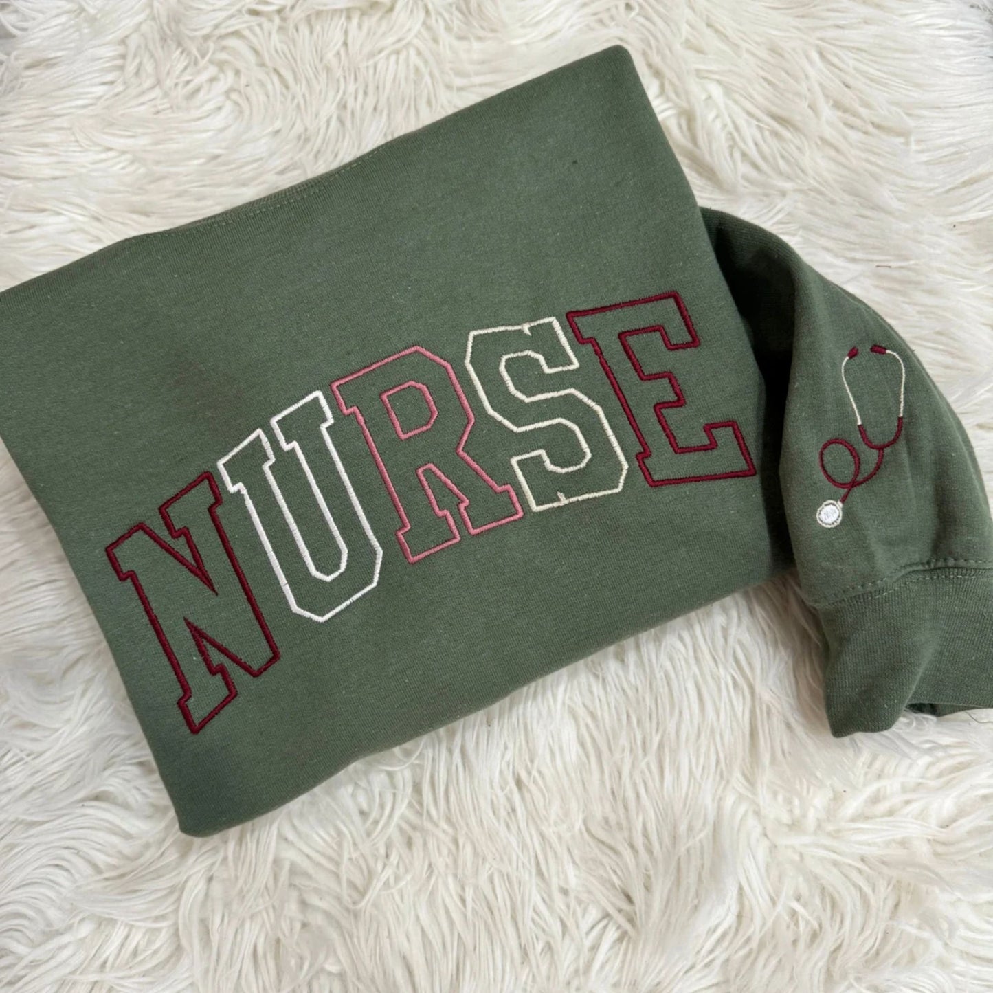 Besticktes Krankenschwester Sweatshirt - Geschenk für Krankenschwester
