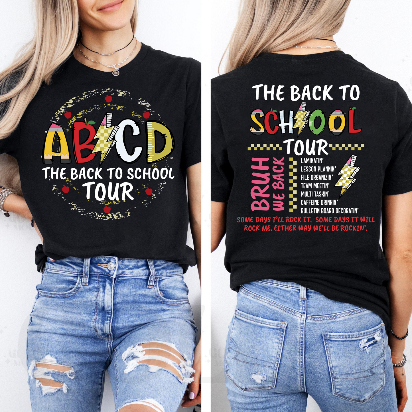 ABC Lehrer Shirt für den Schulanfang, Team Geschenk