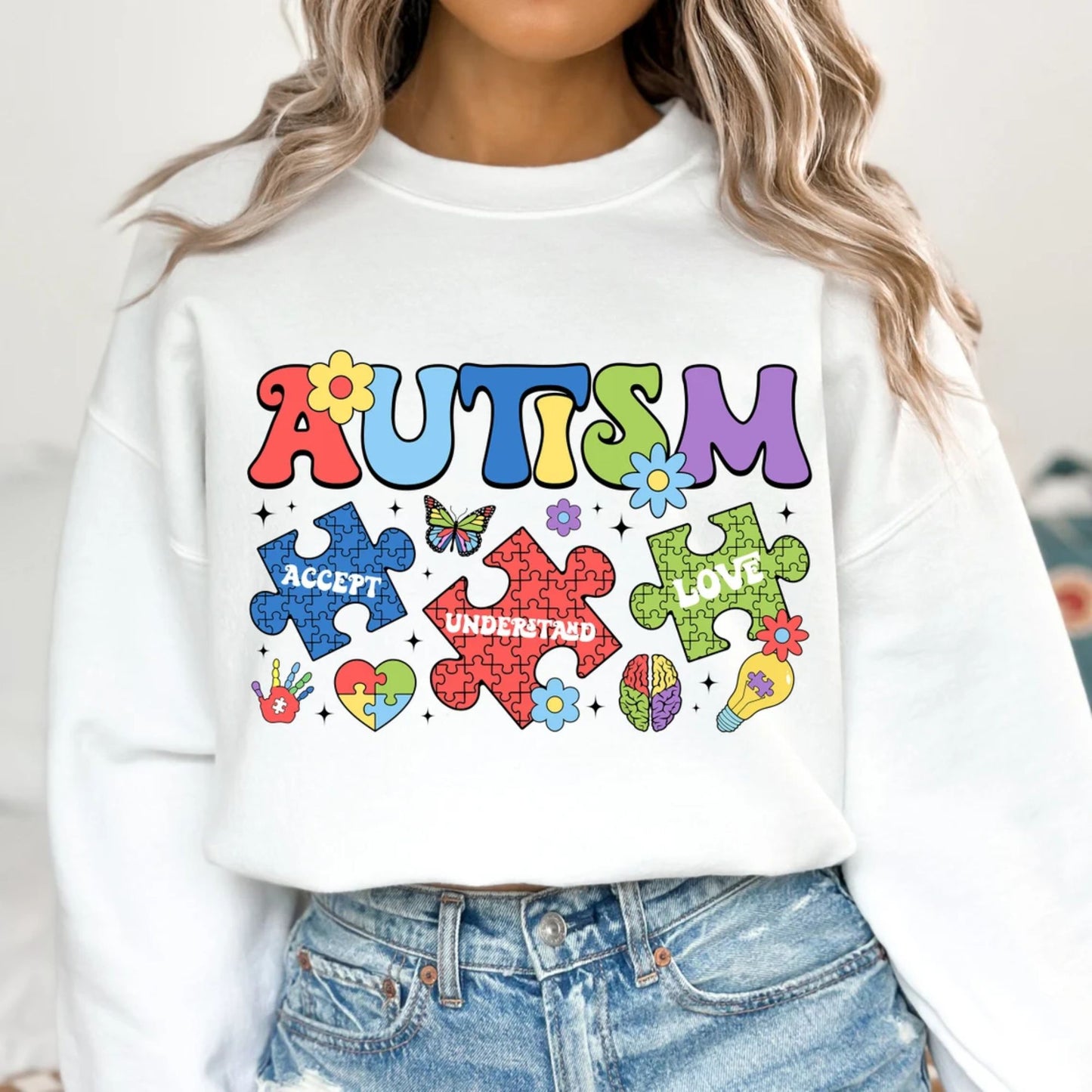Retro Autism Shirts and Sweatshirt - Autism Mama Gift