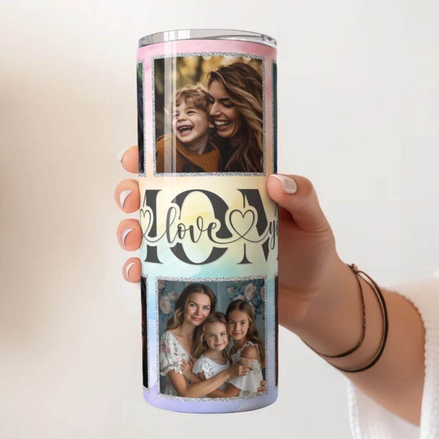 Personalisierter Mama Tumbler mit Foto - Individuelle Tumbler für Mama