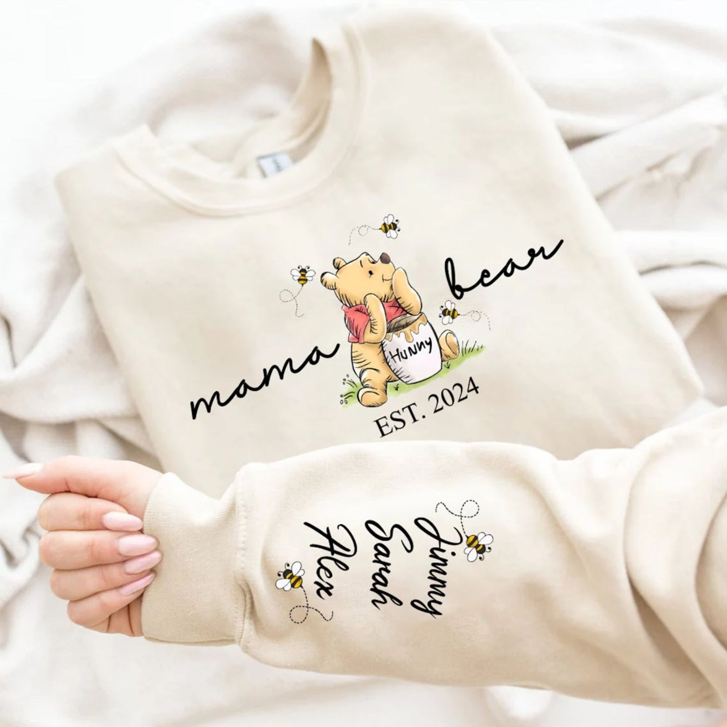 Personalisiertes süßes Mama Bär Shirt