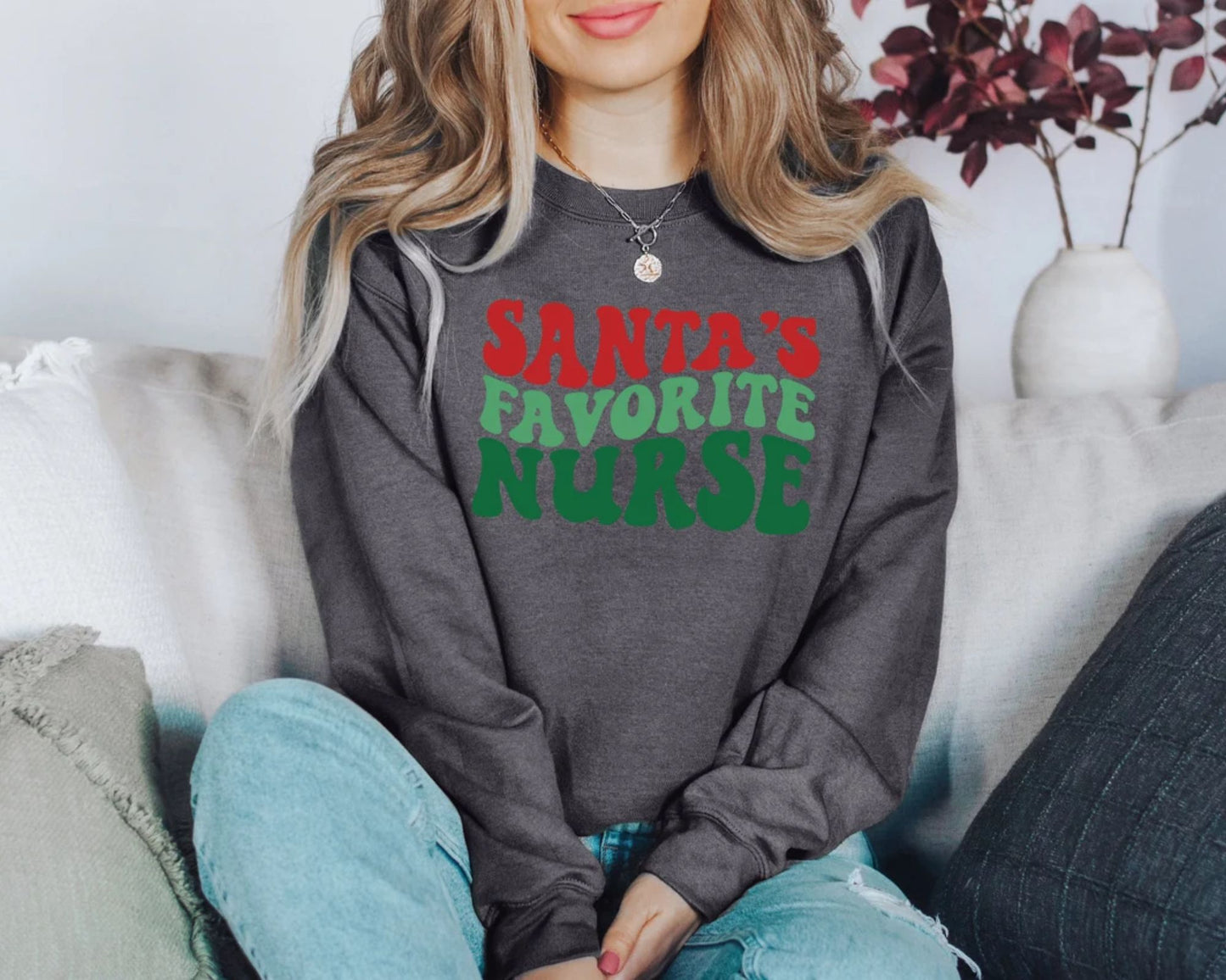 Santas Lieblingskrankenschwester - Weihnachtsgeschenk für Krankenschwestern