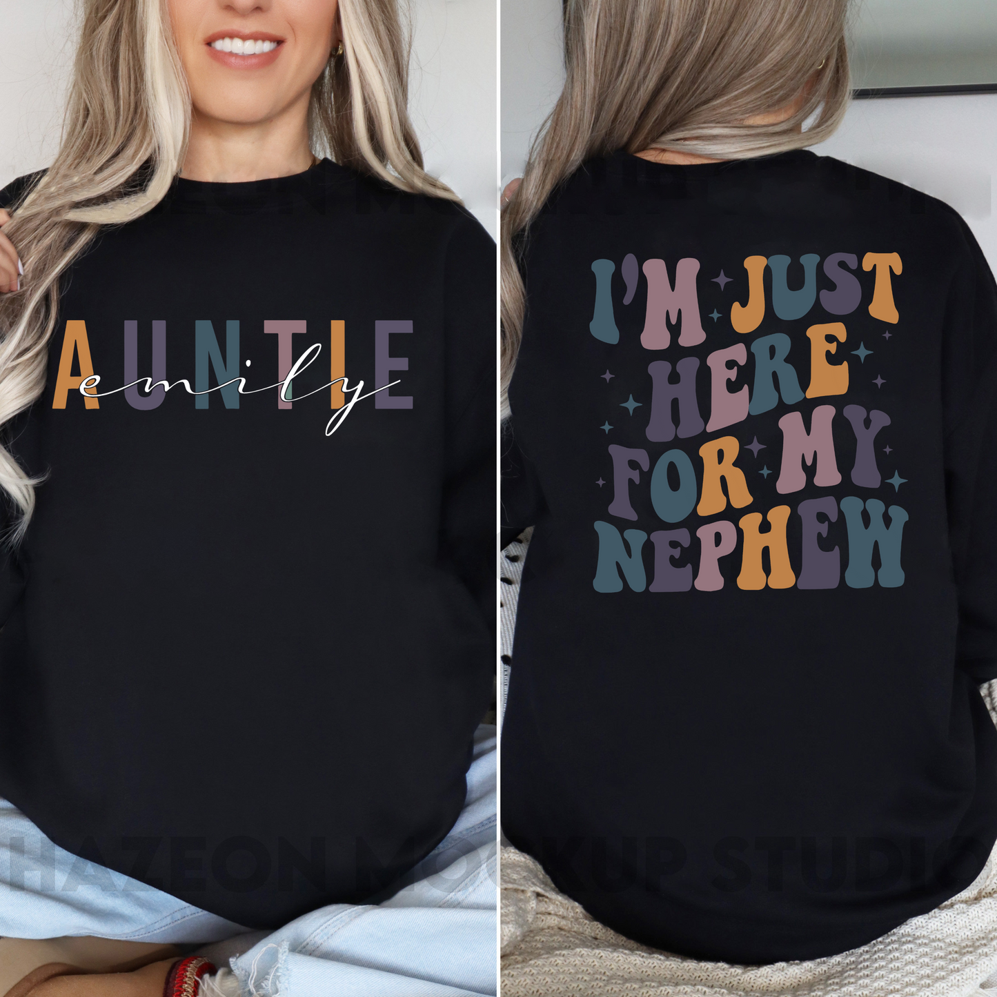 Persönliches Tantenlob-Shirt - Feiern Sie sie mit einem individuellen Namen