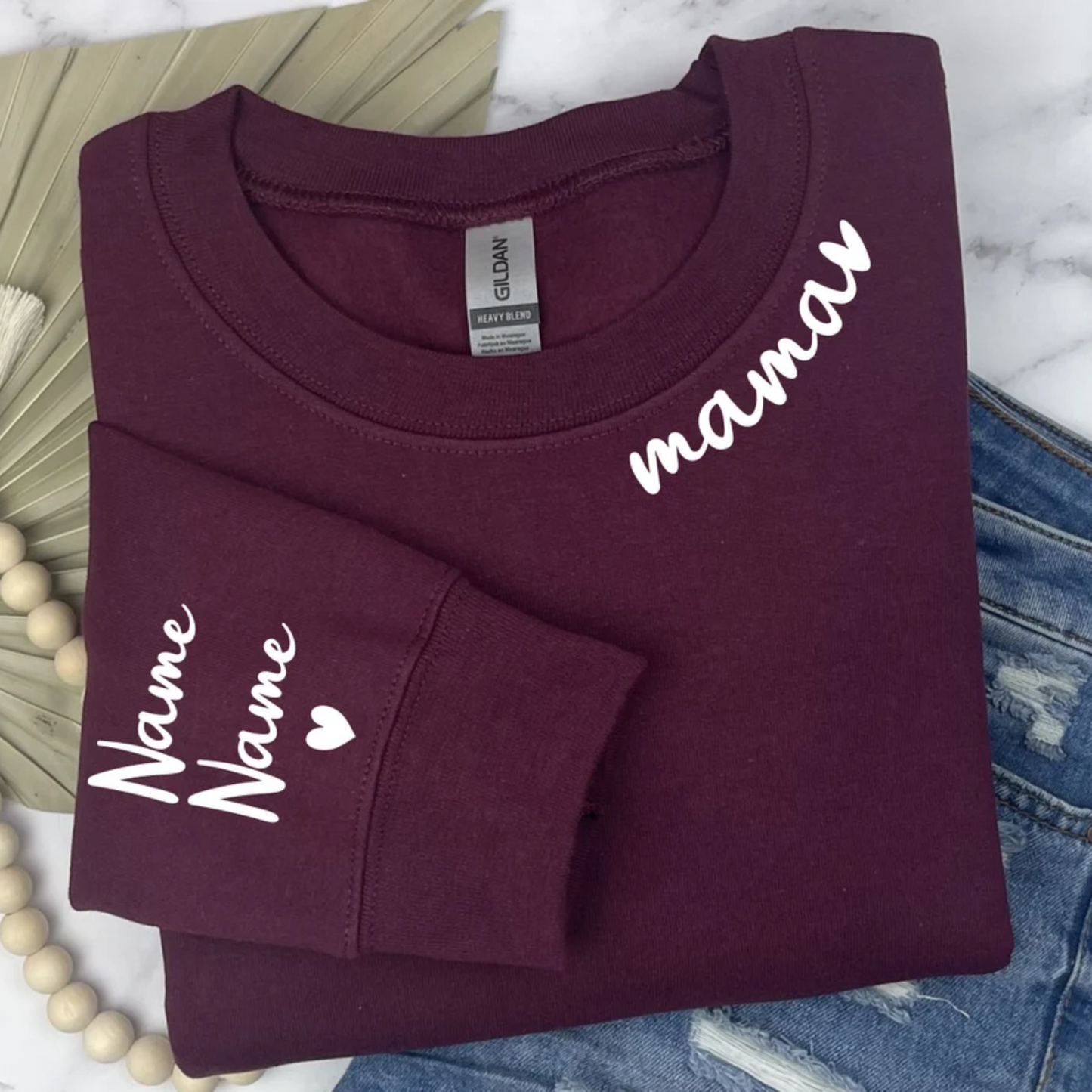 Custom Names Mom Tribute - Perfect Mother's Day Cozy Sweater