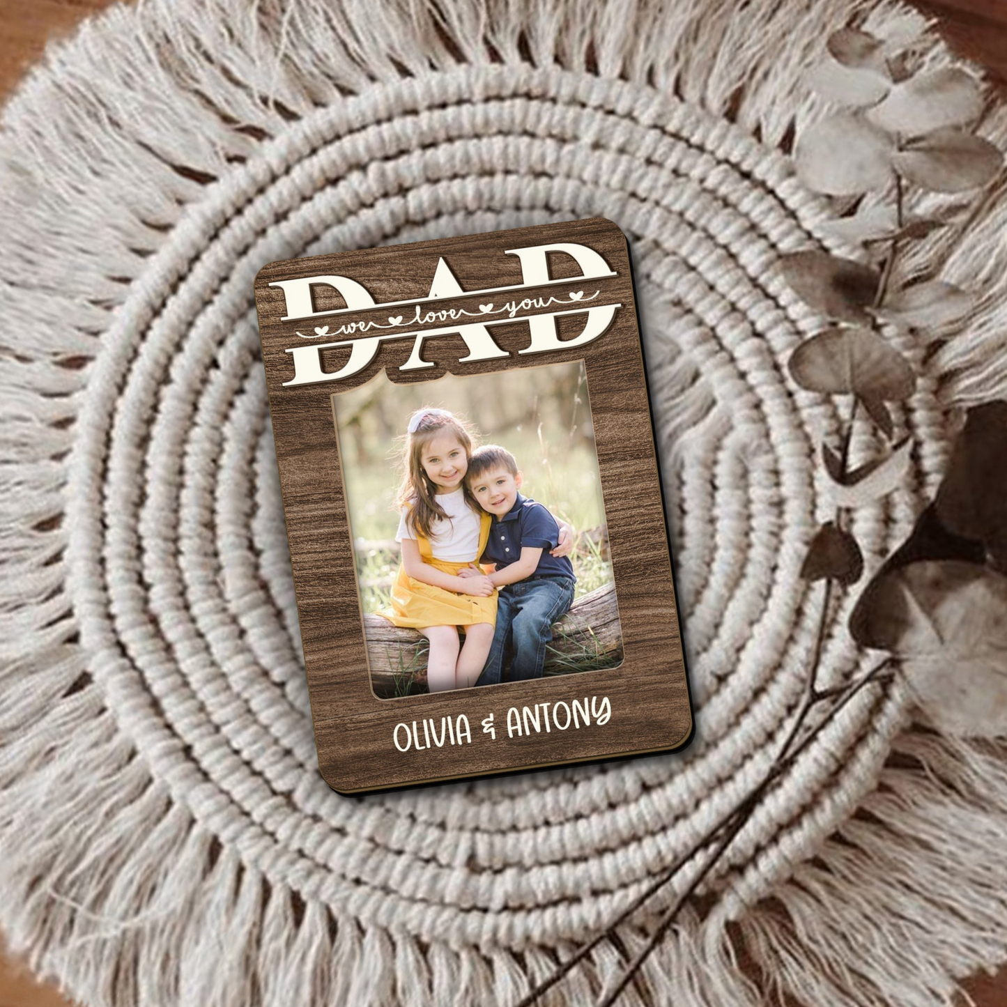 Drive Safe Daddy - Personalized Father's Day Car Visor Clip