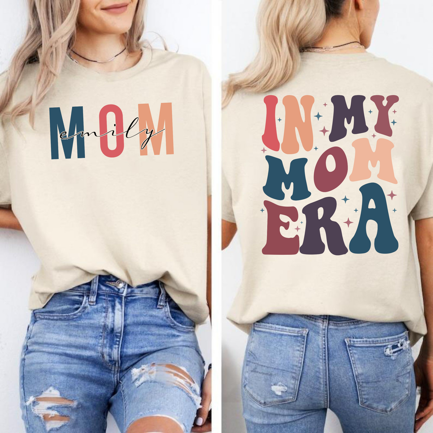 Mom-Ära Persönlichkeitsshirt - Mit Liebe Gestaltet