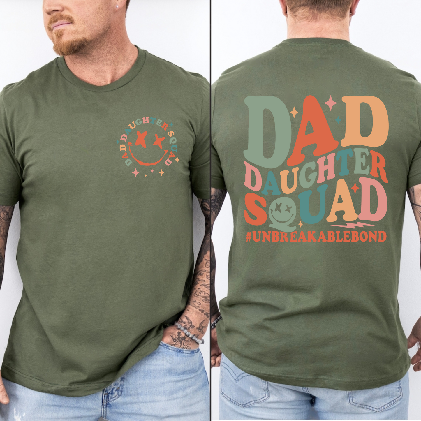 Dad Daughter Squad - Unbreakable Bond, Father's Day Gift