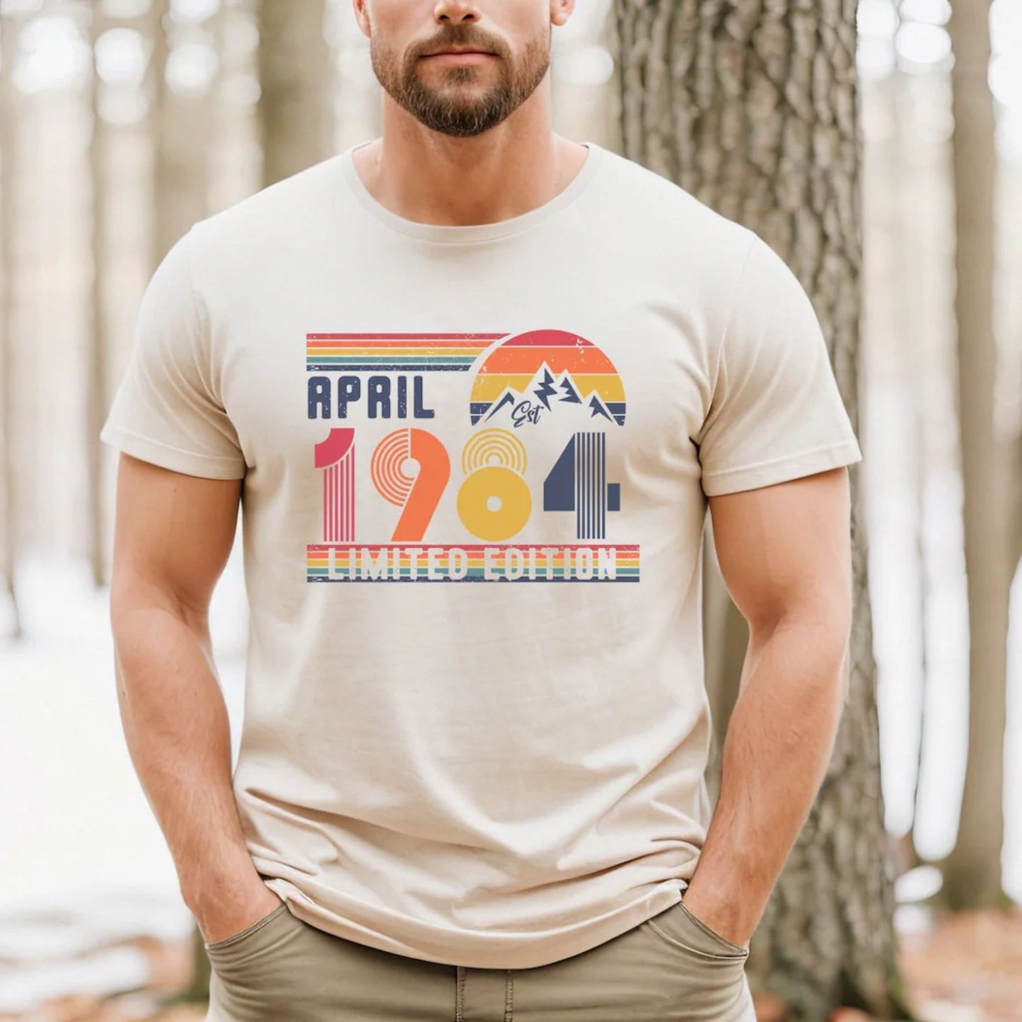 40. Geburtstag Retro Shirt, 1984 Geburtstag Sweatshirt Geschenk - Anpassbares Geburtsjahr Nummer Shirt für Frauen