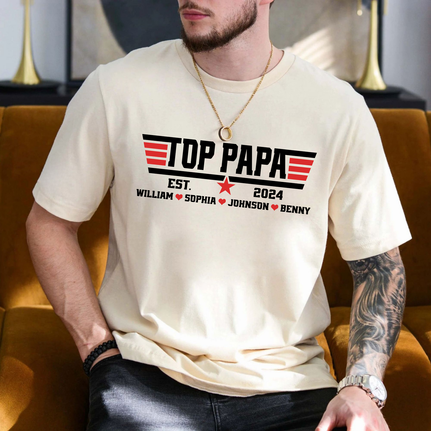 Top Papa: Names & Key Years Customized, Dad's Special Tribute