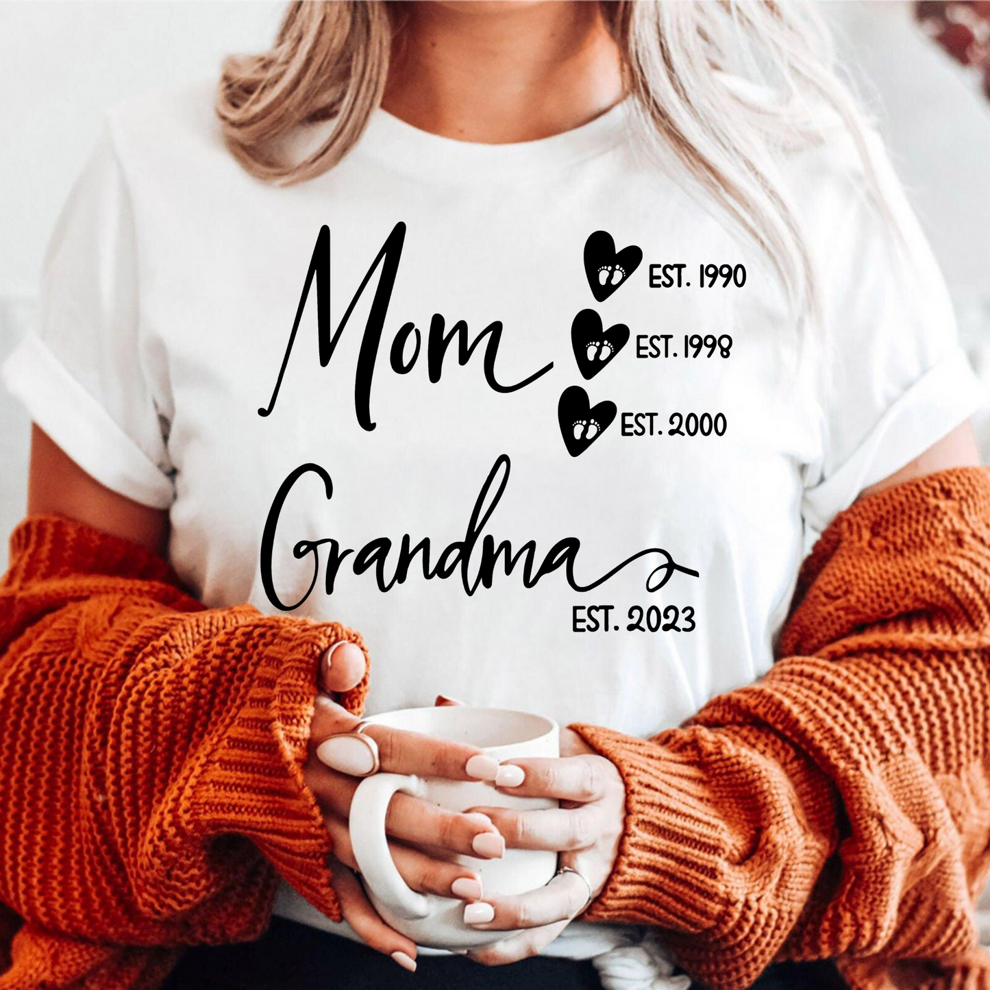 Personalisiertes 'Mom & Oma' Sweatshirt - Erinnerungsstück
