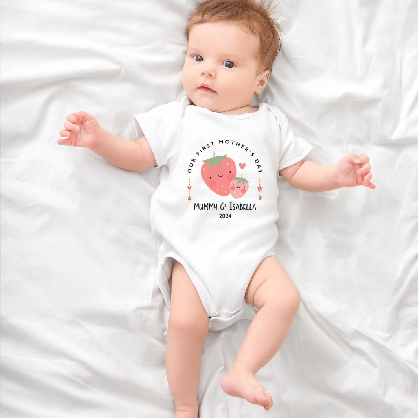 Erster Muttertag - Personalisiertes T-Shirt-Duo für Mutter & Kind