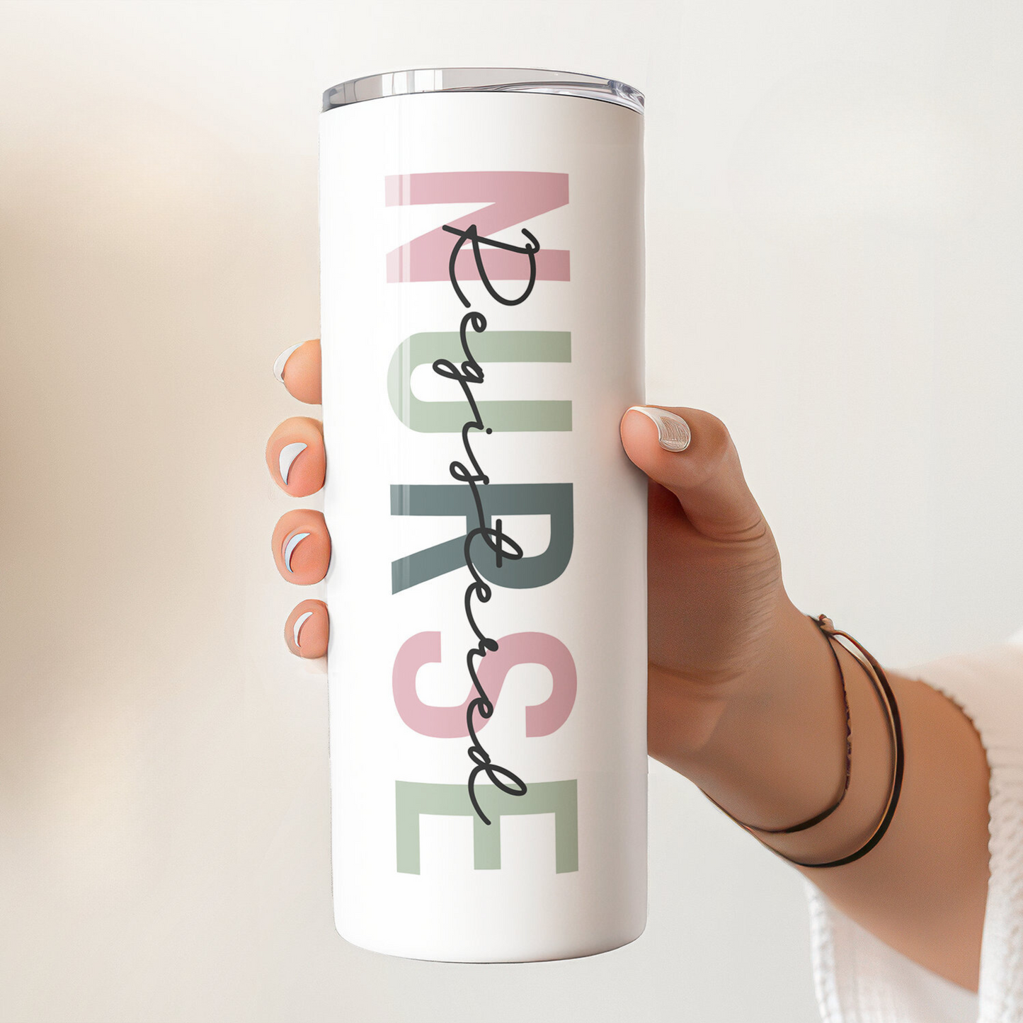Personalized Nurse Tumbler - Appreciation Gift for Nursing Graduates