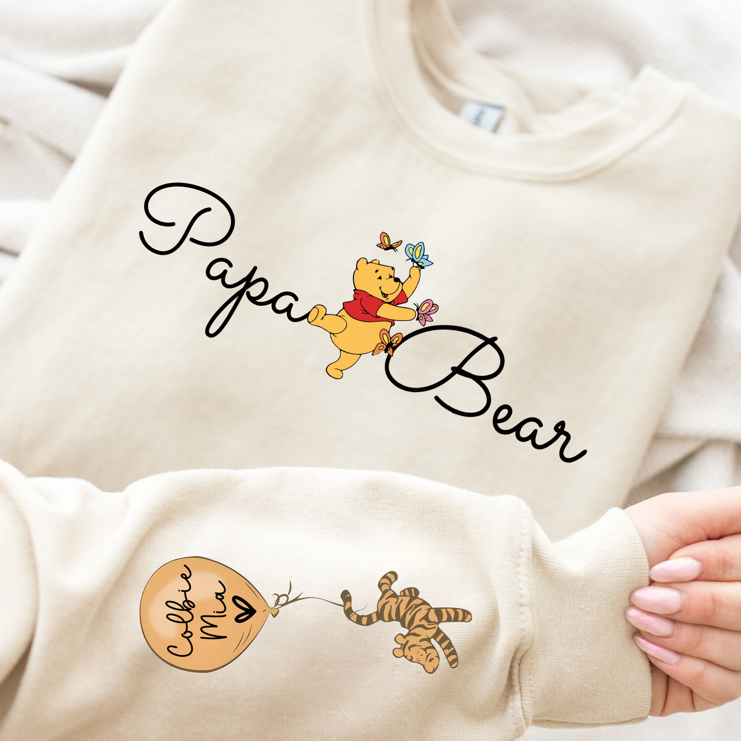 "Papa-Bär" Personalisiertes -Shirt - Ein Geschenk für Väter