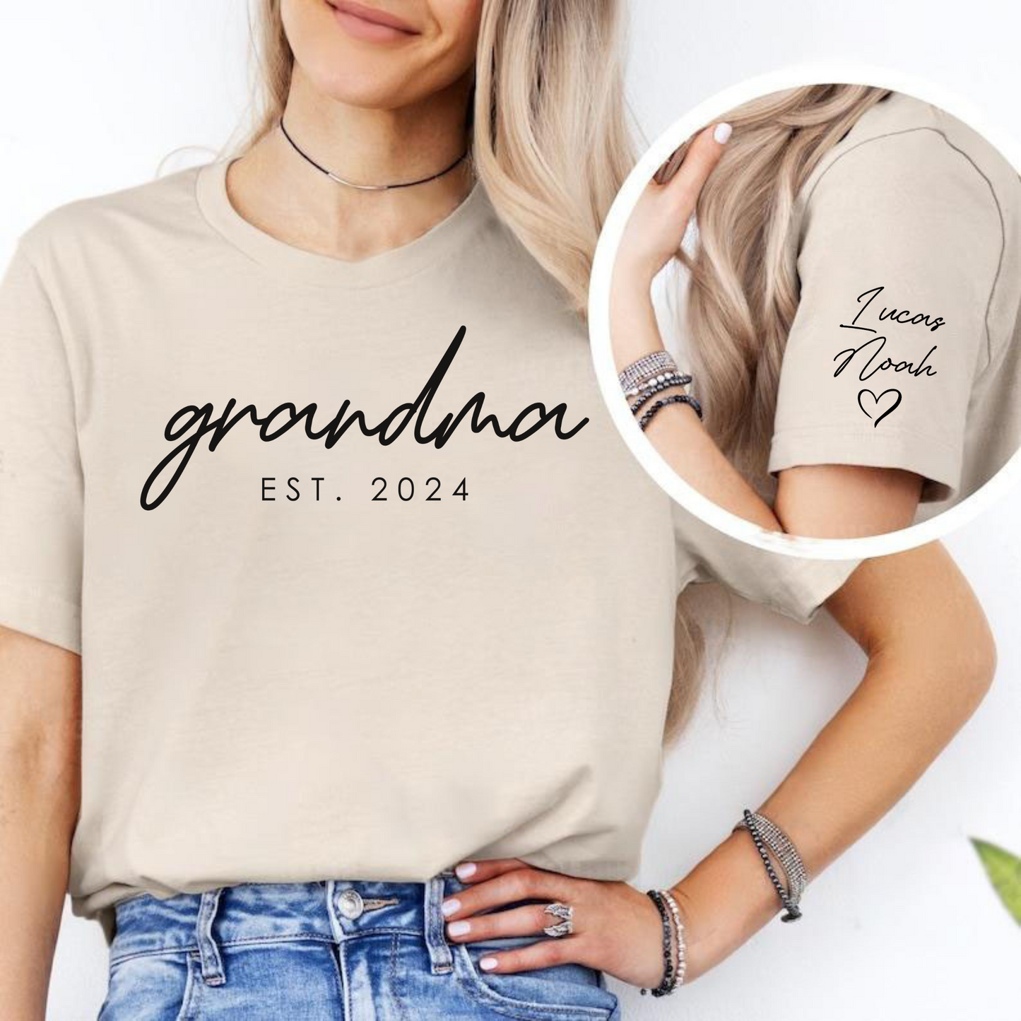 Großmutter und Gründungsjahr, Geschenk zur Wertschätzung