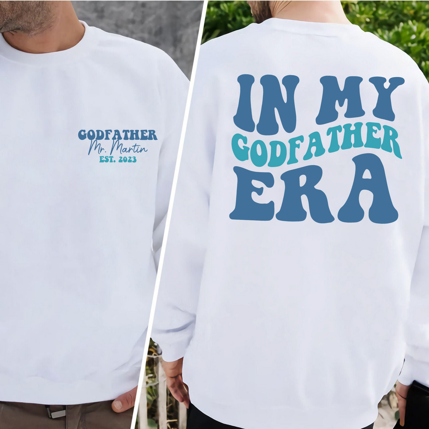 Personalisierter Patenonkel-Sweatshirt - Einzigartiges Geschenk