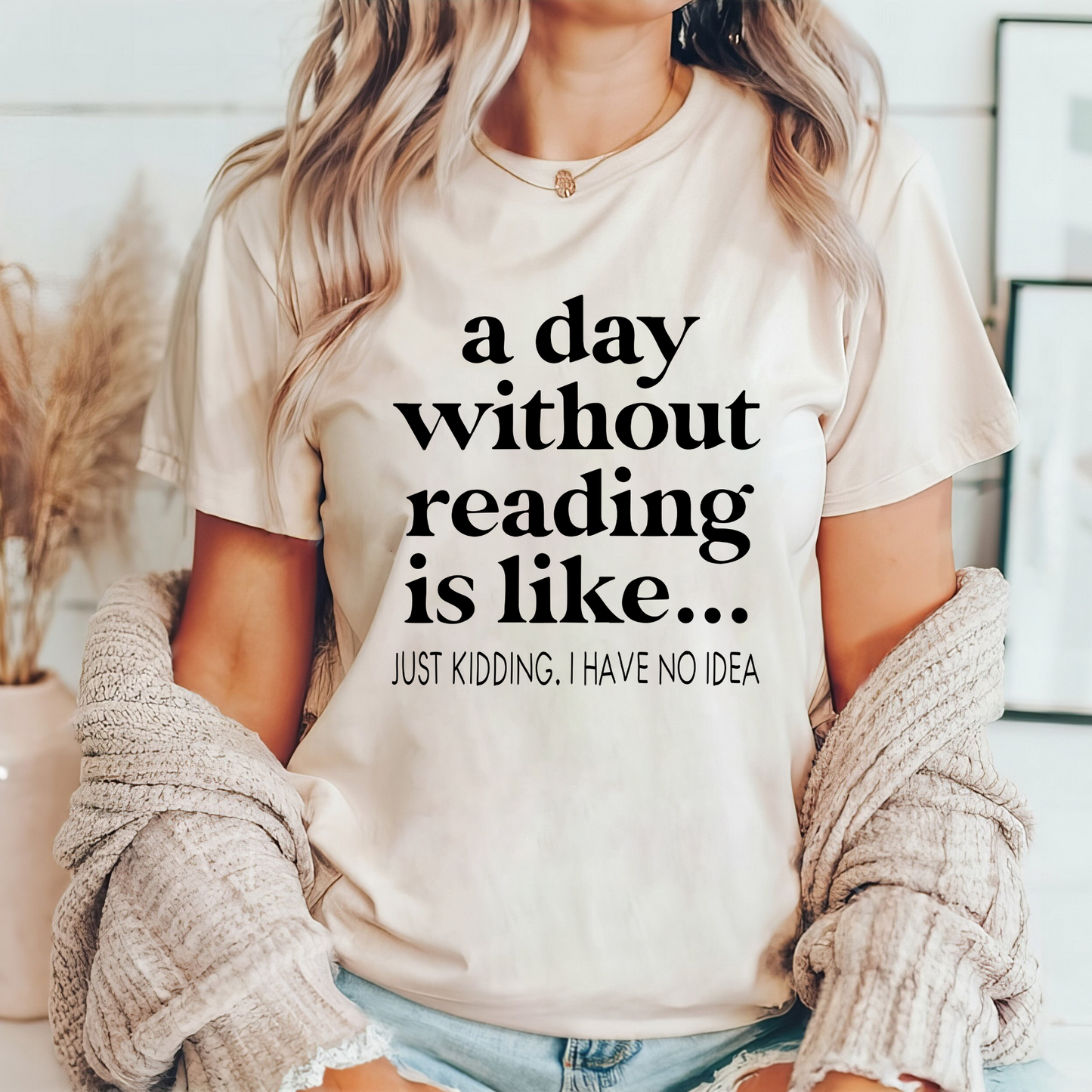 Lesetag T-Shirt - Geschenk für Bücherwürmer