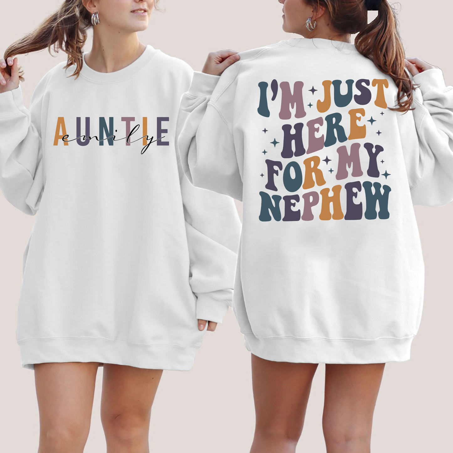 Persönliches Tantenlob-Shirt - Feiern Sie sie mit einem individuellen Namen