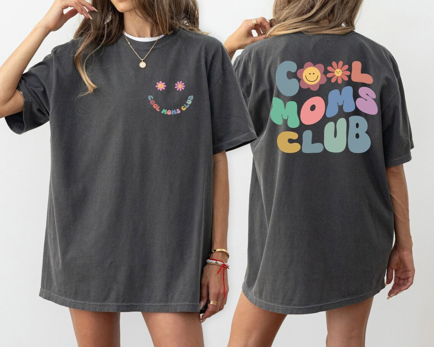 Cool Moms Club Sweatshirt - Lustiges Mama Outfit, Weihnachtsgeschenk für Mama