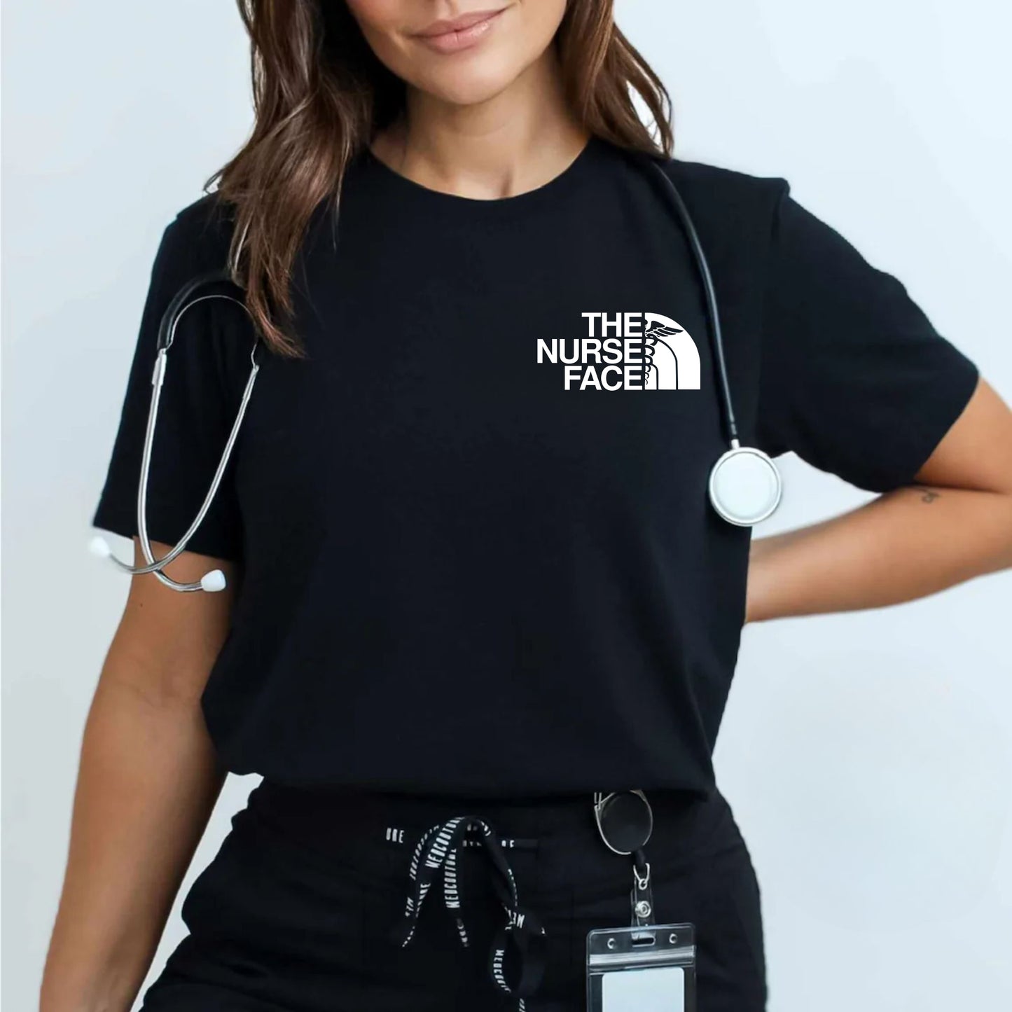 Das Krankenschwester Gesicht Shirt - Geschenk für Krankenschwester