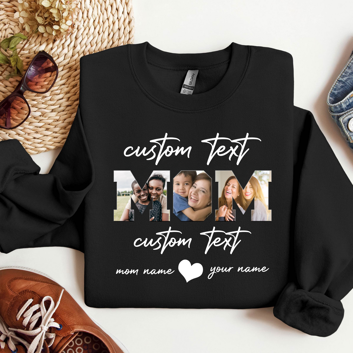 Personalisierte Mama-Shirt mit Foto - Muttertagsgeschenk